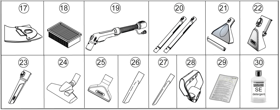 Karcher Spray extraction cleaner SE 5 Upholstery 2