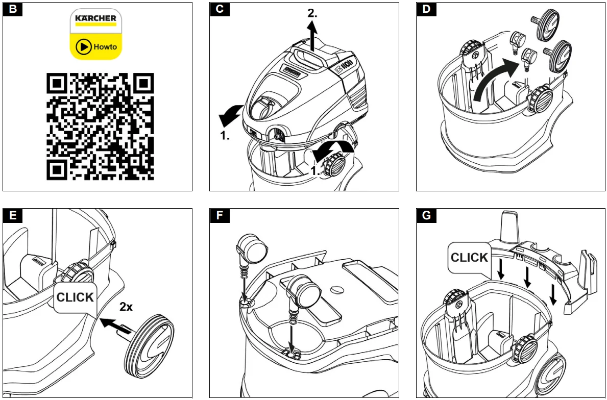 Karcher Spray extraction cleaner SE 5 Upholstery 3