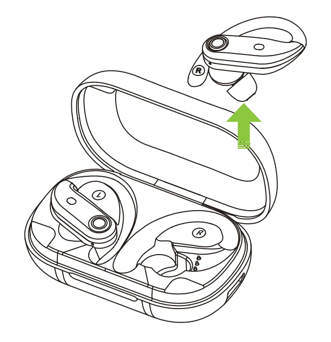 Occiam K23 Wireless Earbuds Bluetooth Headphones 7