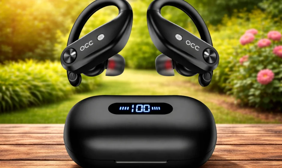Occiam T18 Sports Wireless Earbuds feat