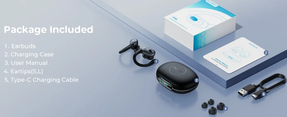 Occiam T19 TWS Earbuds 1