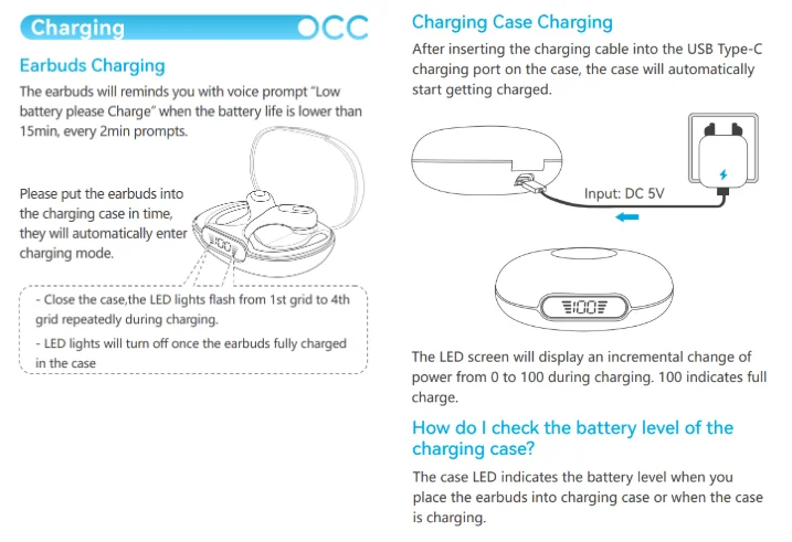 Occiam T19 TWS Earbuds 7