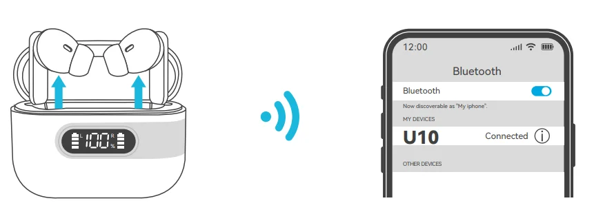 Occiam U10 TWS Earbuds 11