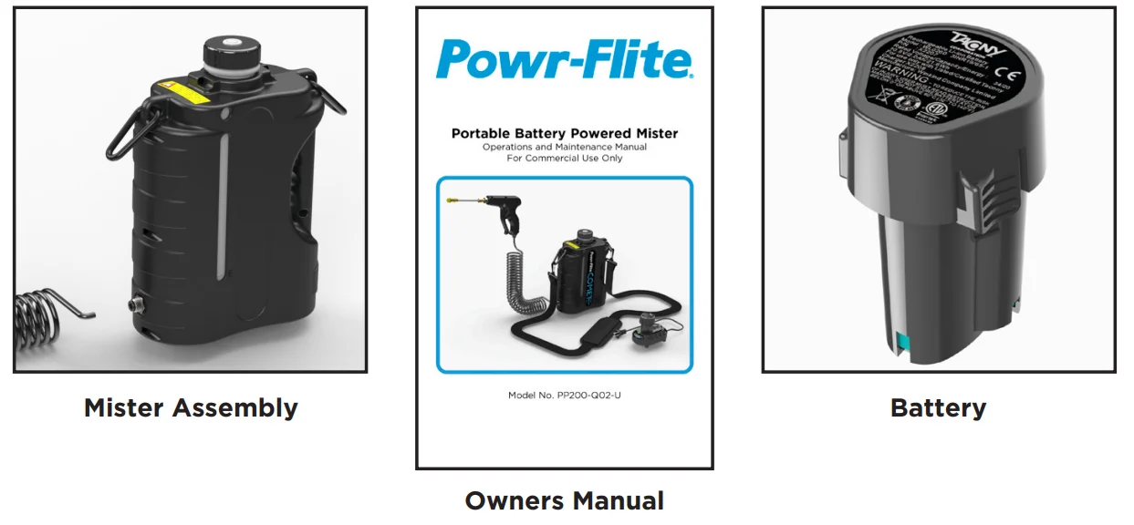 Powr-Flite PP200-Q02-U Battery Powered Mister 11