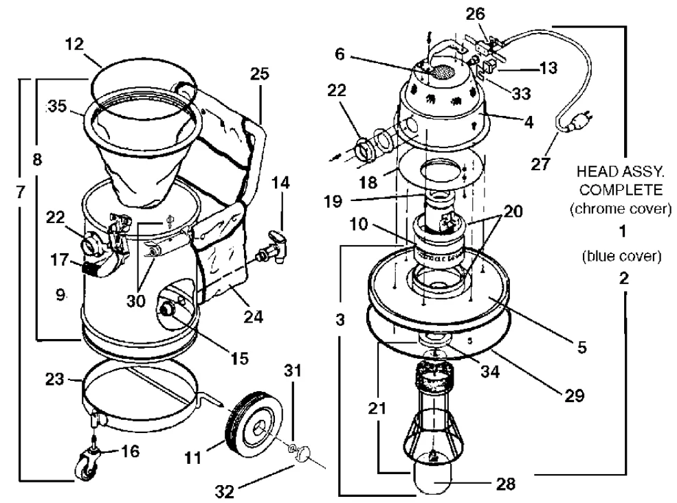 Powr-Flite Wet-Dry Vacuum PF25HM 8
