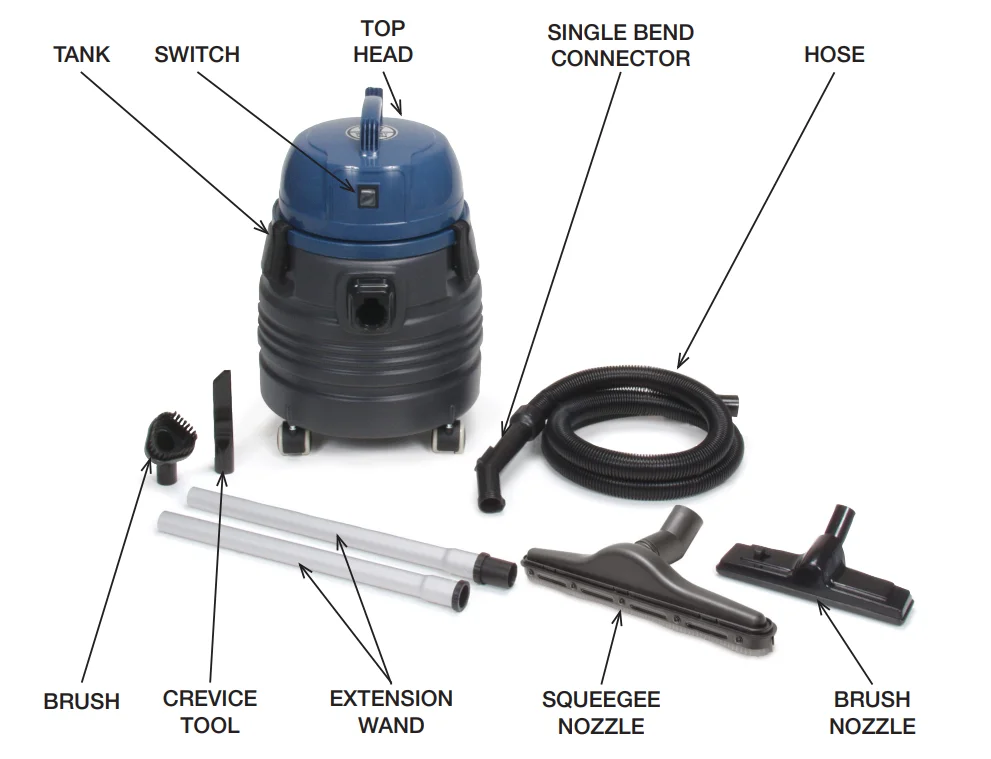 Powr-Flite Wet/Dry Vacuum PF51 User Manual Powr-Flite Wet-Dry Vacuum PF51 2