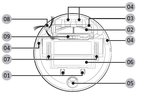 Samsung Robot VR30T80313WGE Vacuum Cleaner 17.