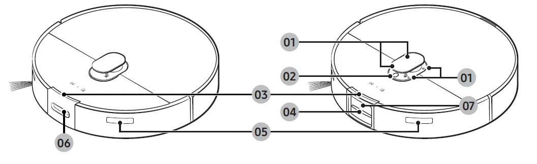 Samsung Robot VR7MD97714GEU Vacuum Cleaner 2