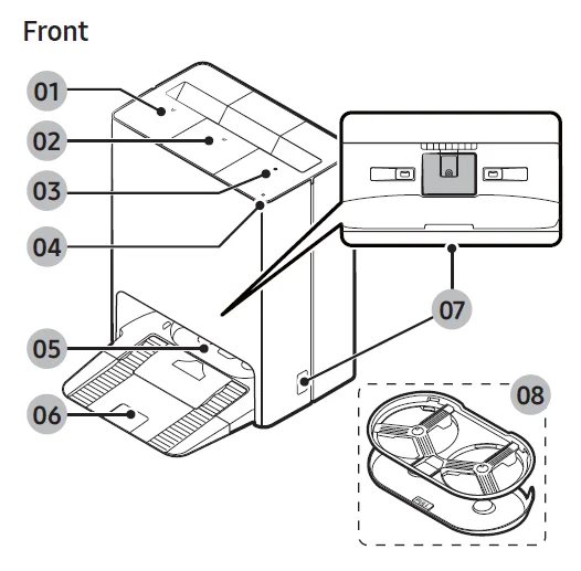 Samsung Robot VR7MD97714GEU Vacuum Cleaner 5