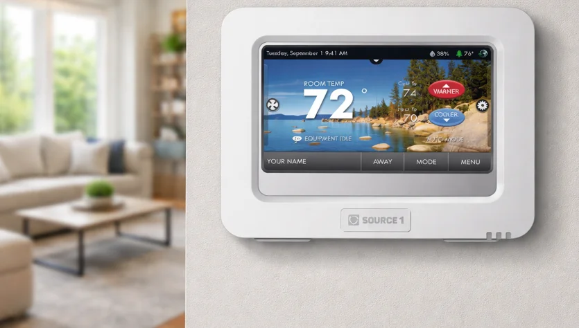 Source1 S1-THPU433-S High Resolution Digital Thermostat User Guide