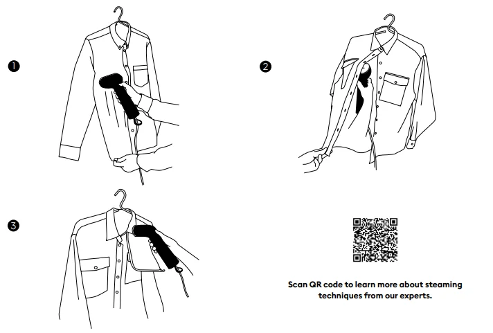 Steamery Cirrus X Handheld Steamer Manual Steamery Cirrus X Handheld Steamer 5
