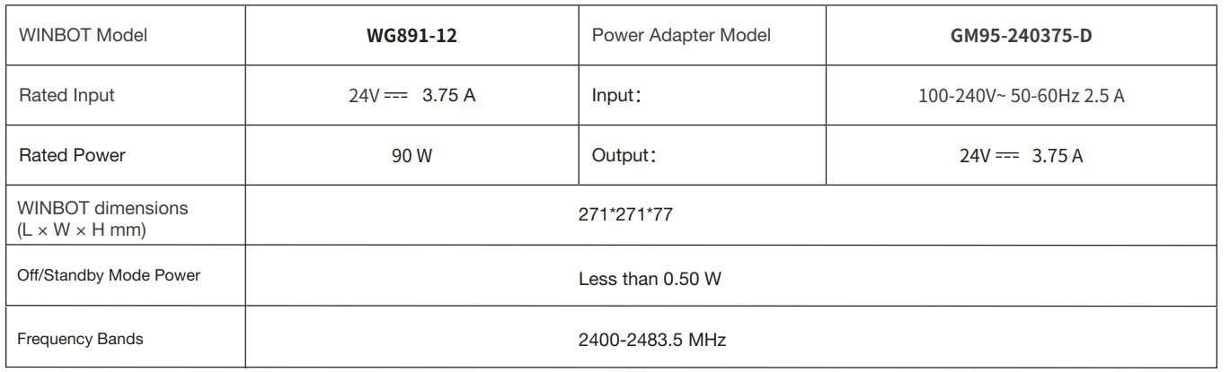 WINBOT W2S Window Cleaning Robot 40