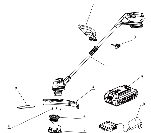 Weed Eater WE20VT String Trimmer 20