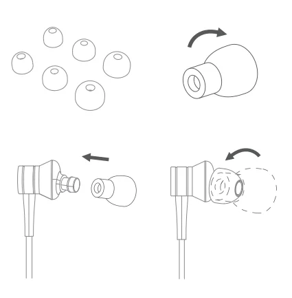 1MORE E1009 Piston Fit In-Ear Headphones 2