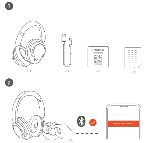 1MORE HQ30 SonoFlow SE Headphones 2