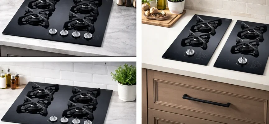 Bellini BDG302WG 2 Burner Gas Glass Cooktop feat