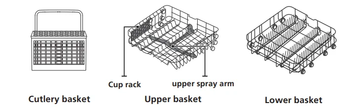 Bellini BDW504W 45cm White Dishwasher 2