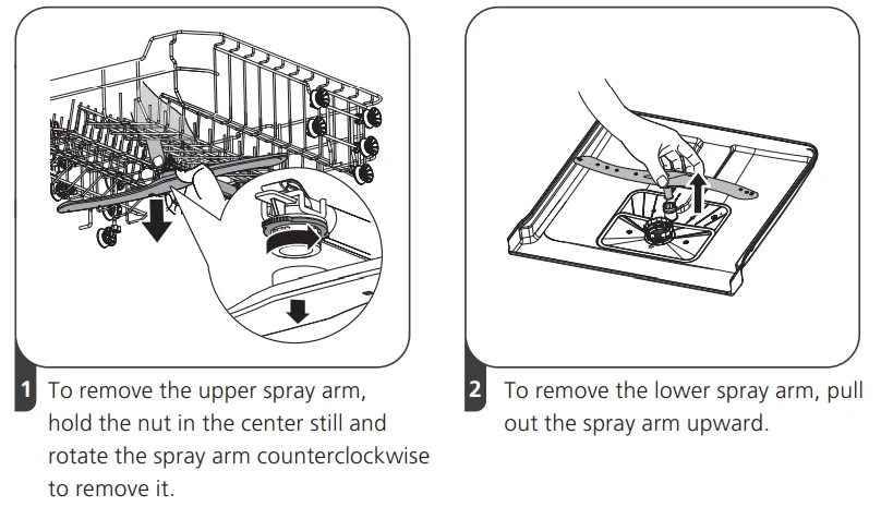 Bellini BDW504W 45cm White Dishwasher 9