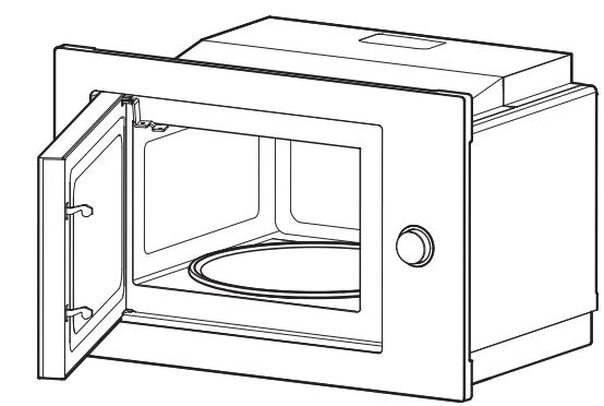 Bellini BMWM28 28L Built-In Microwave Oven 3