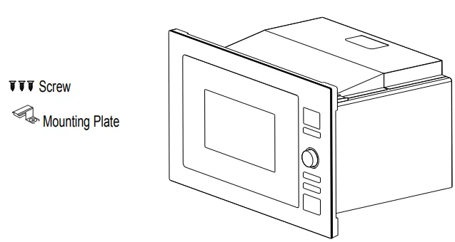 Bellini BMWM28 28L Built-In Microwave Oven 4