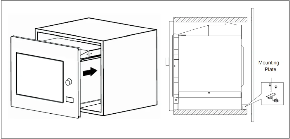 Bellini BMWM28 28L Built-In Microwave Oven 9