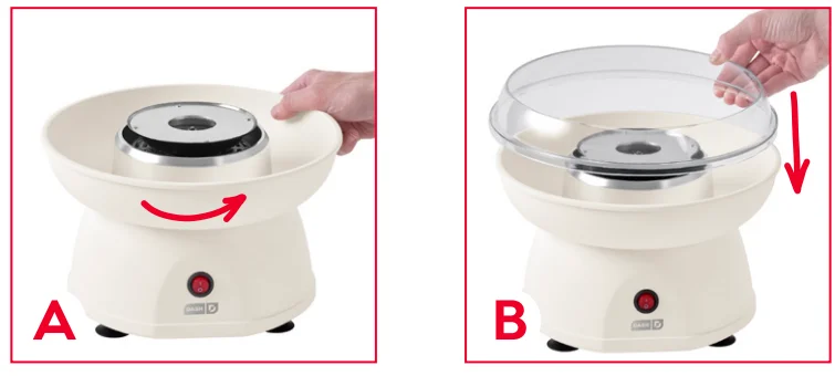 Dash DCCM00101 Cotton Candy Maker 3