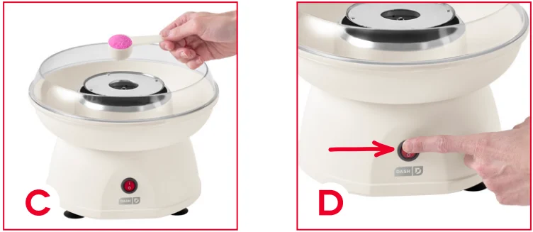 Dash DCCM00101 Cotton Candy Maker 5