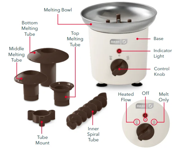 Dash DCFN00101 Chocolate Fountain 1