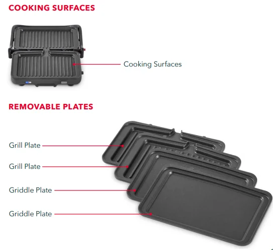 Dash DIG024 MultiMaker Flex Press Grill System 2