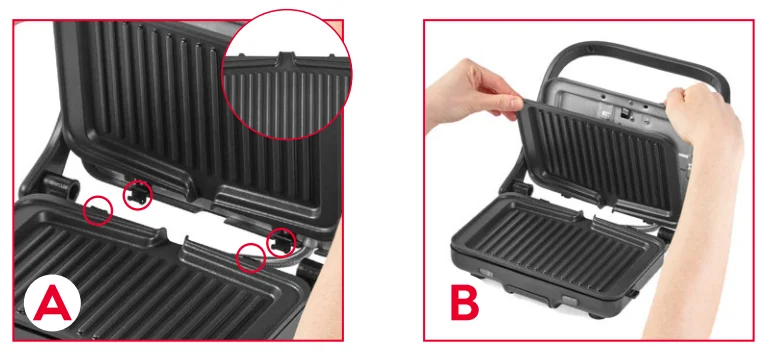 Dash DIG024 MultiMaker Flex Press Grill System 3