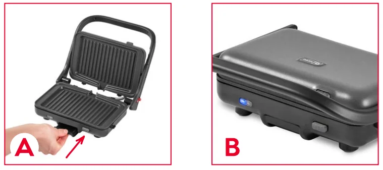 Dash DIG024 MultiMaker Flex Press Grill System 5