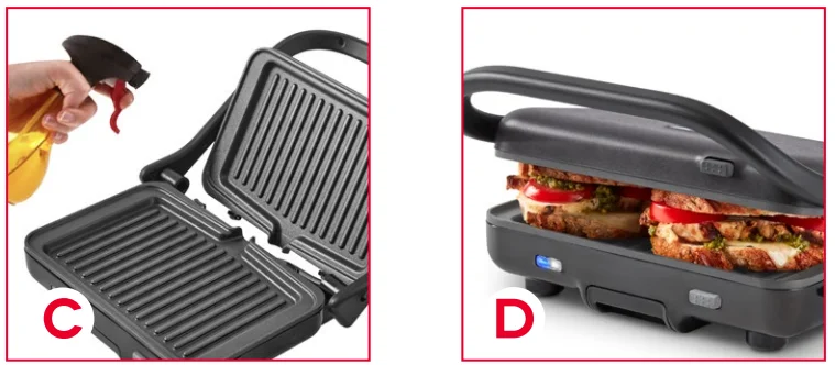 Dash DIG024 MultiMaker Flex Press Grill System 7