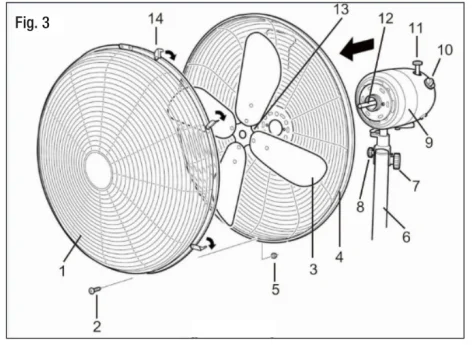 Dimplex DCPF40ANT 40cm HV Pedestal Fan 6