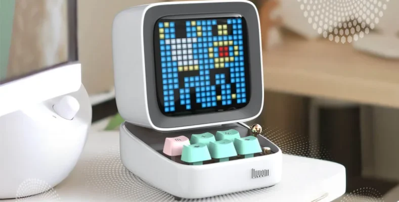 Divoom Ditoo Pro Bluetooth Mini Speaker feat