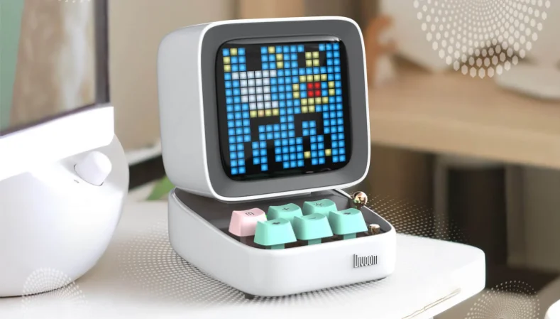 Divoom Ditoo Pro Bluetooth Mini Speaker feat