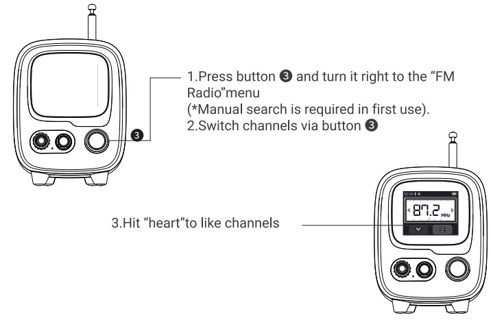 Divoom Tiivoo-2 Retro Bluetooth Speaker 4