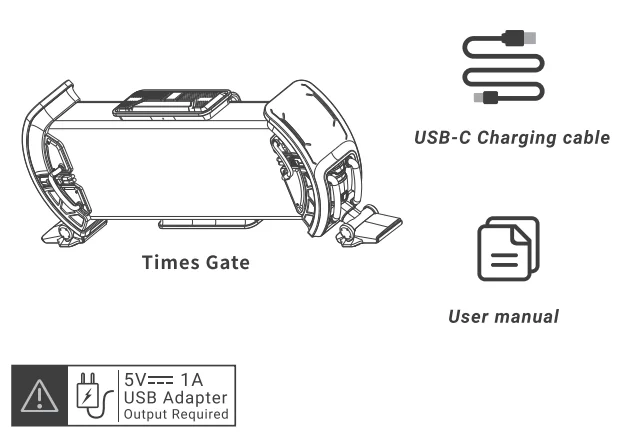 Divoom Times Gate Cyberpunk Digital Clock 1
