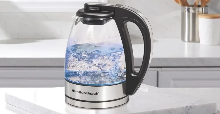 Hamilton Beach 41050 Glass Kettle feat