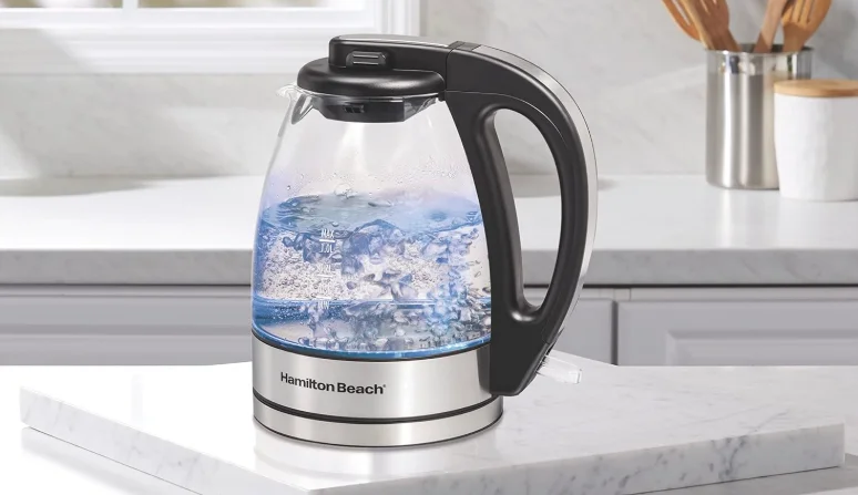 Hamilton Beach 41050 Glass Kettle feat