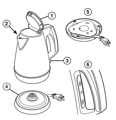 Hamilton Beach 41065 1 Liter Electric Kettle 1