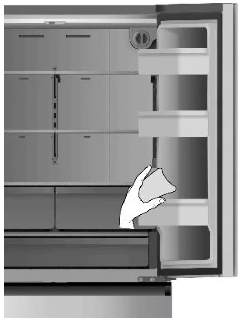 Hisense HRM260N6PSEW 4-Door Refrigerator 31