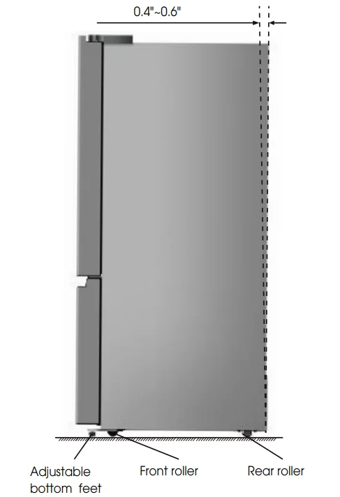 Hisense HRM260N6PSEW 4-Door Refrigerator 4