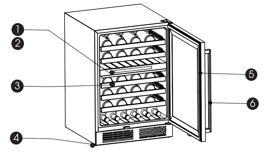 Hisense HWD30040SS Wine & Beverage Cooler 3