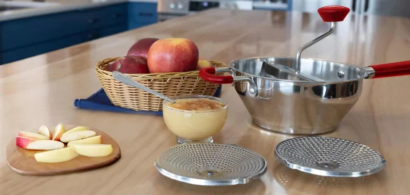 Nesco SSFM-1QT Stainless Steel Food Mill feat