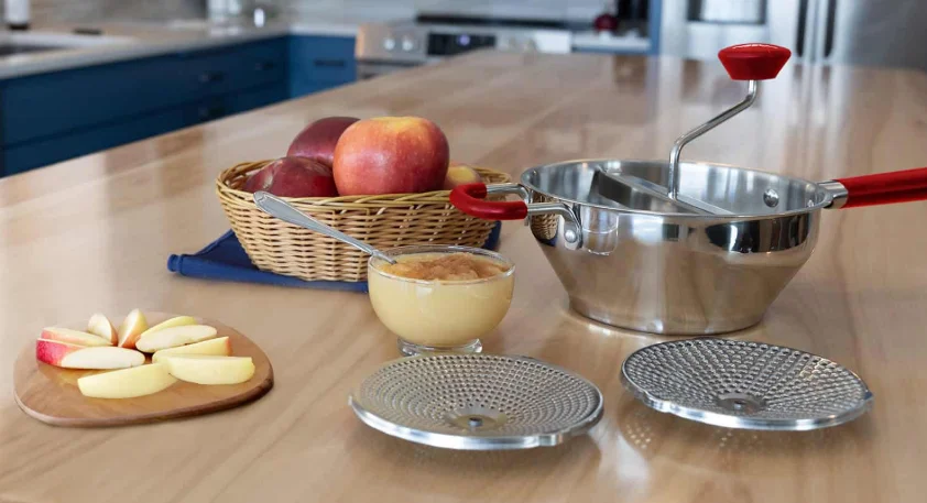 Nesco SSFM-1QT Stainless Steel Food Mill feat