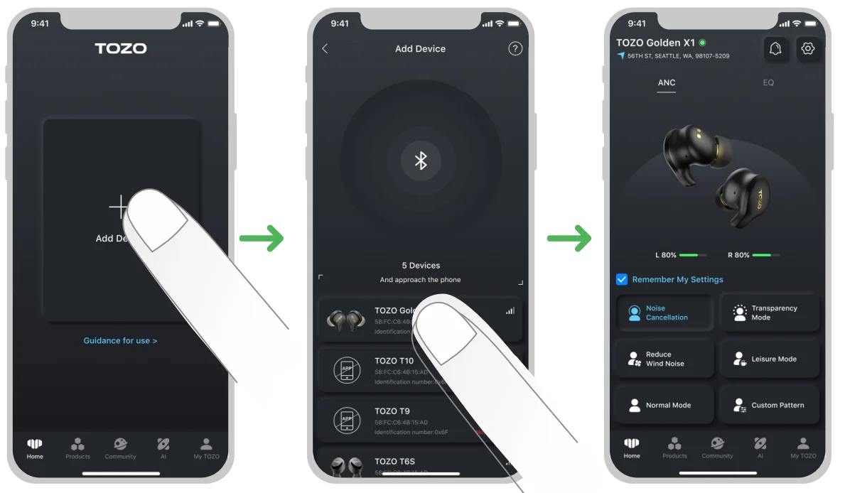 TOZO Golden X1 Wireless Earbuds 25