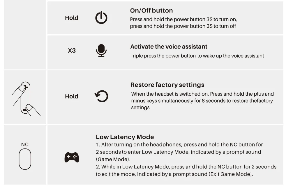 TOZO HT2 Noise Cancelling Headphones User Manual TOZO HT2 Noise Cancelling Headphones 4