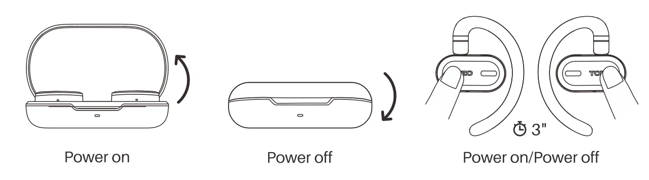 TOZO Open Buds User Manual TOZO Open Buds 2