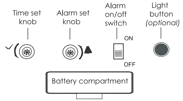 Acctim 14628 Pembridge Bell Alarm Clock 1