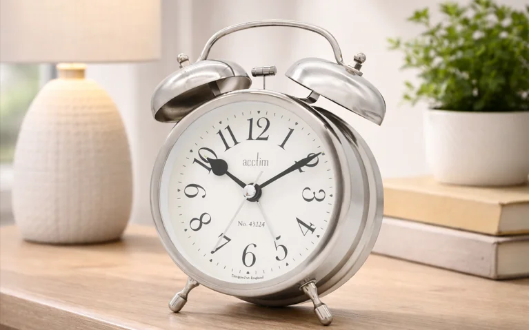 Acctim 14628 Pembridge Bell Alarm Clock feat